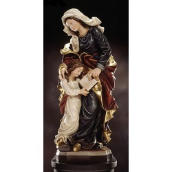 Saint Anne wooden statue 20 cm