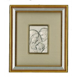 Wood frame  Holy Family 925