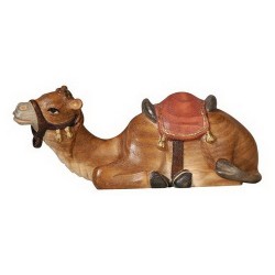Camel lying: wood carving...