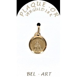 Médaille plaqué-or - E.J....