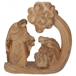Holy Family 25 Cm stained