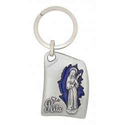 key ring  St. Rita  Blue Email