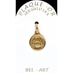 Médaille plaqué-or - Ange -...