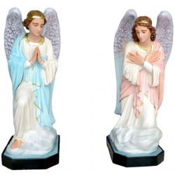 Statue of two angels in...