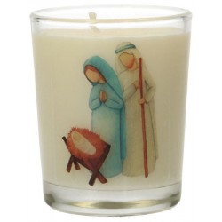 Glass candle 65 x 50 mm...
