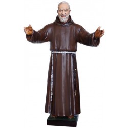 Beeld  Padre Pio open arms...