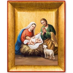 Icon  19 X 15 cm  Nativity