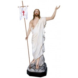 Christ resurrected statue...