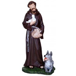 Statue St. Francis with...