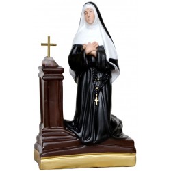 Statue Sainte Rita à genoux...