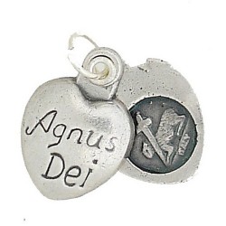 Agnus Dei Medal  Silver Plated