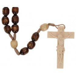 Rosary rope  Wood Brown /...