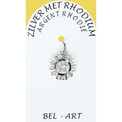 Rhodium Silver Medal  St. Rita