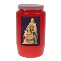 Candle 3 Days / Red / Nativity