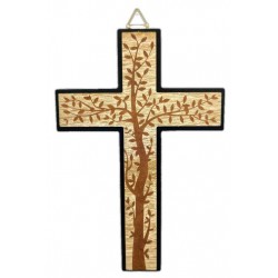 Wall Cross 23 cm  Black and...