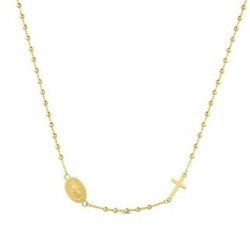 Rosary Necklace gold plated