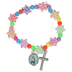 Bracelet Rosary Stars Acryl...
