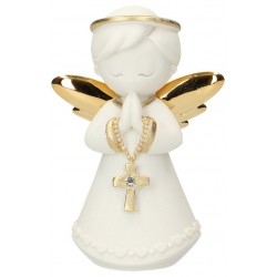 Angel white and gold with...
