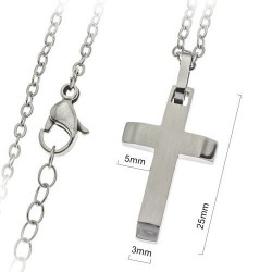 Cross 25mm and stainless...