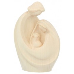 Candle Wood nativity  5cm...