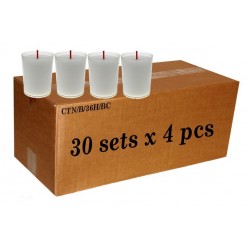 Box 120 Candles 36HBlanc...