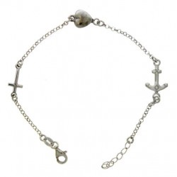 Armband zilver met...