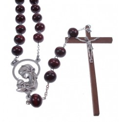 Wall Rosary  Wood Brown