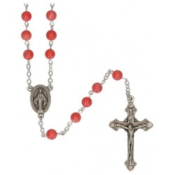 Rosary Coral Rose