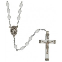 White rosary dubble-switched