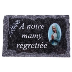 A plate Cemetery Our Mamy...