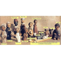 Crèche Complète - Couleur