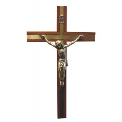 Wall Cross  17 cm  Wood  Metal