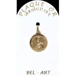 Médaille plaqué-or - Ste...