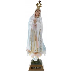 Statue 23 cm  Fatima  Sequins