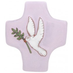 Cross Ceramic 9 x 8 Cm Rose...