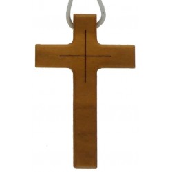 Cross on cord  44 x 29 mm...