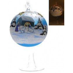 Christmas Boll  Stand  Blue...