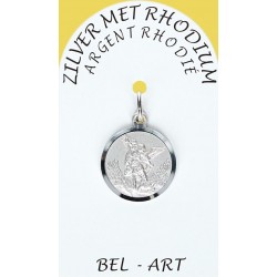 Medaille Zilver + Rhodium -...