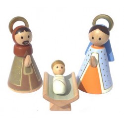 Holy Family Bois Golden 9cm