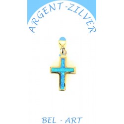 Croix  Argent doré "Opal"...