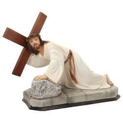 Statue Jesus carrying his...
