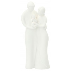 Holy family 13 cm porcelain...