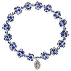 Armband/elastiek Strass 8...