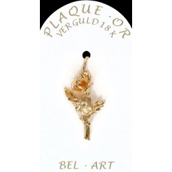 Medaille gold plated  St....