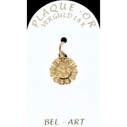 Medal gold plated  St. Rita