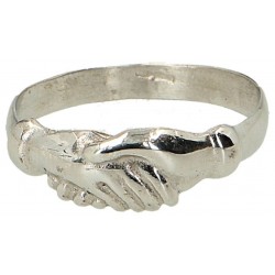Ring S. Rita silver with...