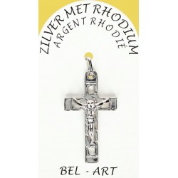 Rhodium Silver Cross  30 X...