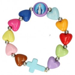 Armband/elastiek multicolor...