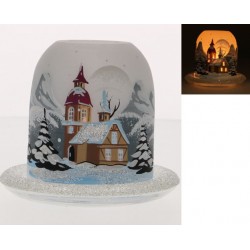 Kerstcandelaar witte +...