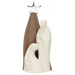 Nativité en résine blanche...